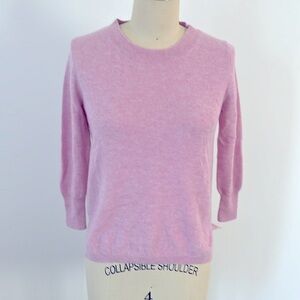 J. Crew Cashmere Sweater 3/4 Sleeves